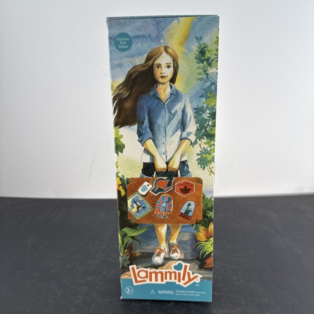 Lammily Traveler Doll 11" 1st Ed Clothes Shoes 2014 Realistic Body Articulated